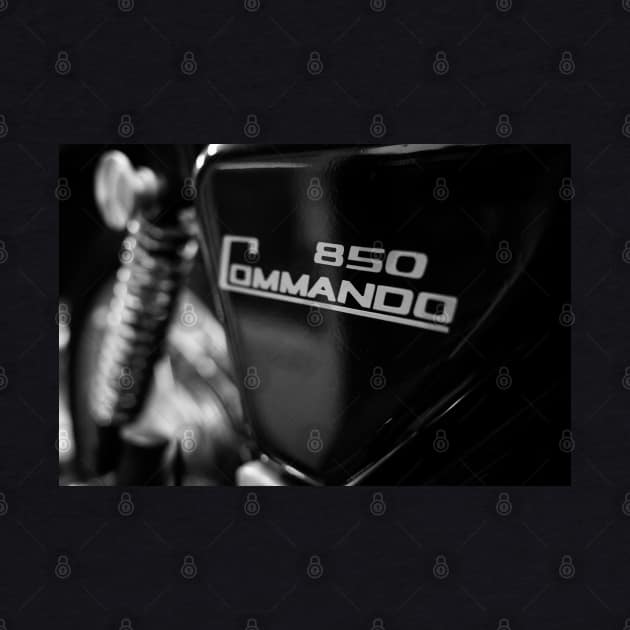 850 Commando (B&W) by Silver Linings